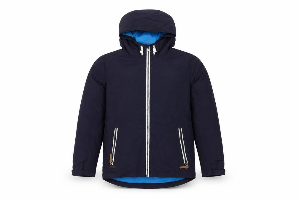 Next Boys Blue Hooded Mid-Length Jacket, 12 Years