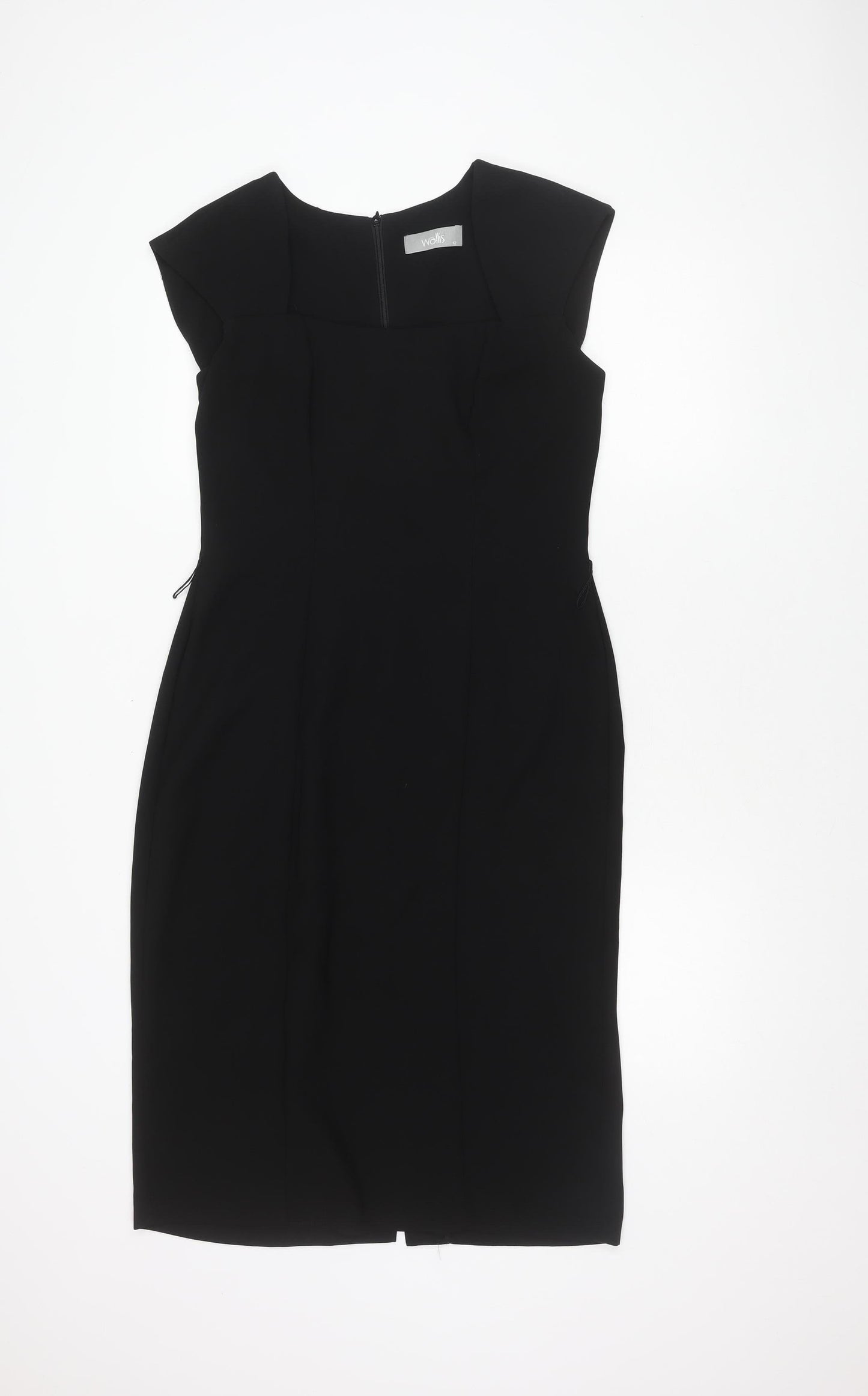 Wallis Women's Black Size 12 Sleeveless Dress
