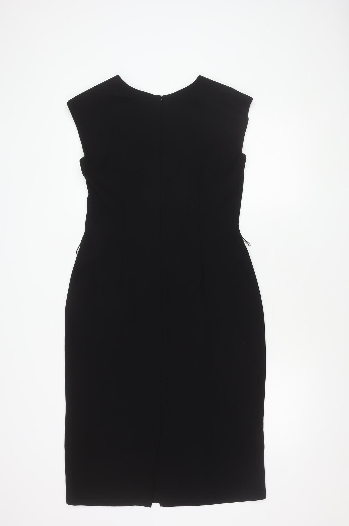 Wallis Women's Black Size 12 Sleeveless Dress