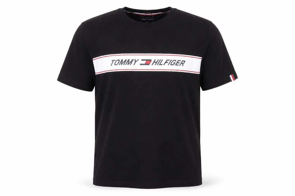 Tommy Hilfiger Men’s Black Logo T-Shirt Medium