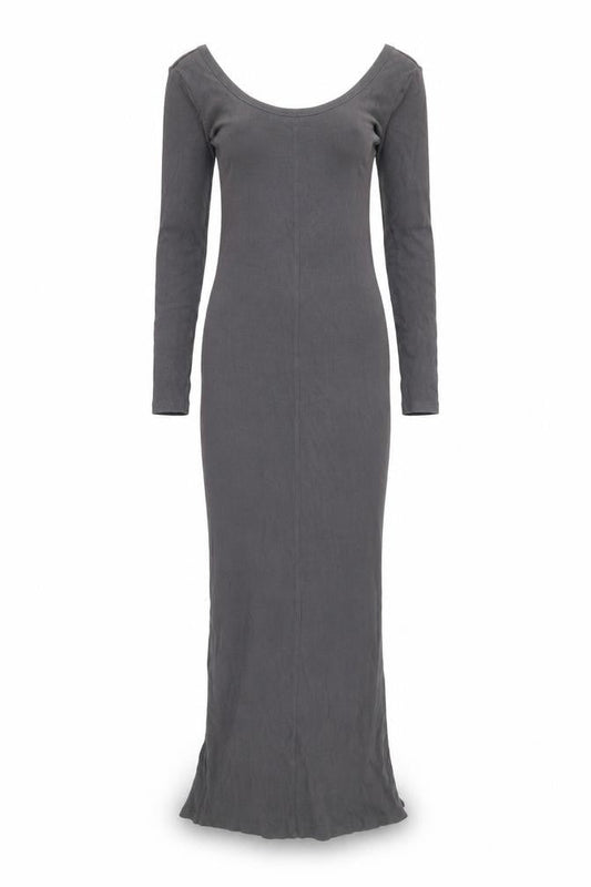 Brave Soul Women's Grey Long Dress, Size S