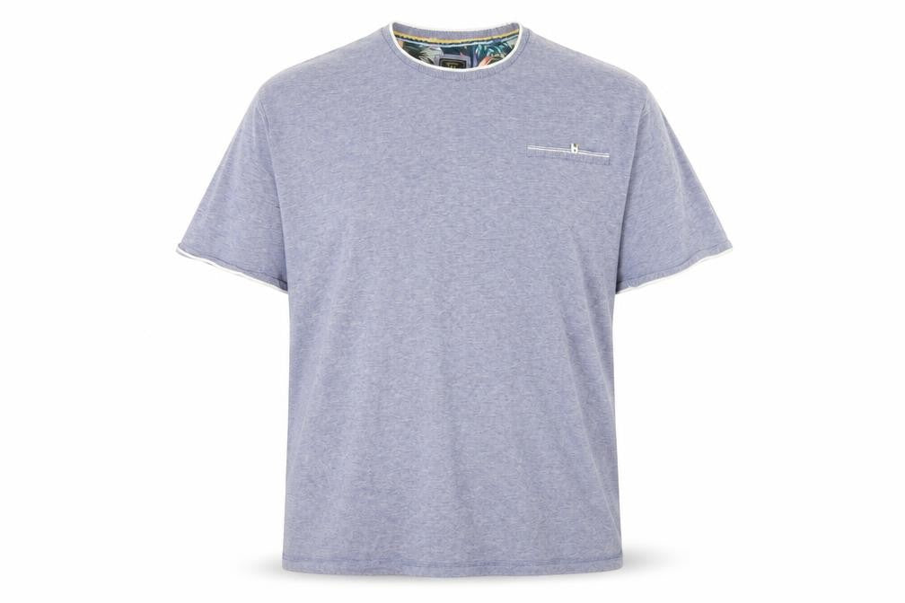 Next Men's 4XL Blue Crew Neck T-Shirt