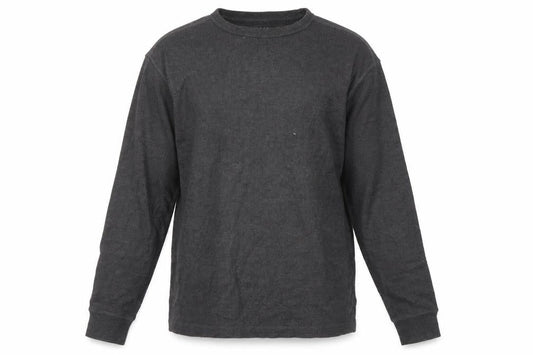 Gap Men's Grey Crew Neck Long Sleeve Shirt M