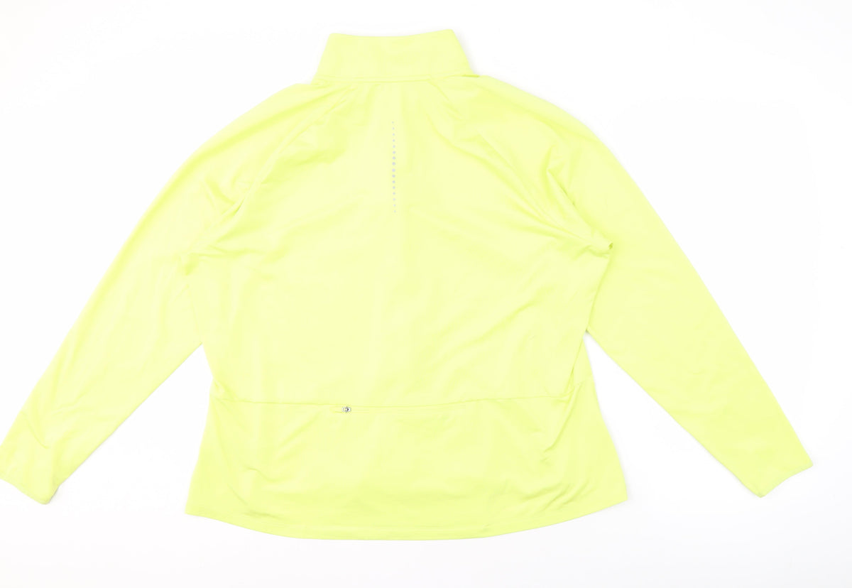 Marks & Spencer Women's Yellow Windbreaker Size 42