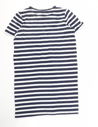 Joules Women's Blue Striped Dress Size 14