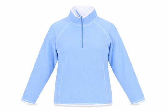 Mountain Warehouse Women Blue 1/4 Zip Sweatshirt UK 14