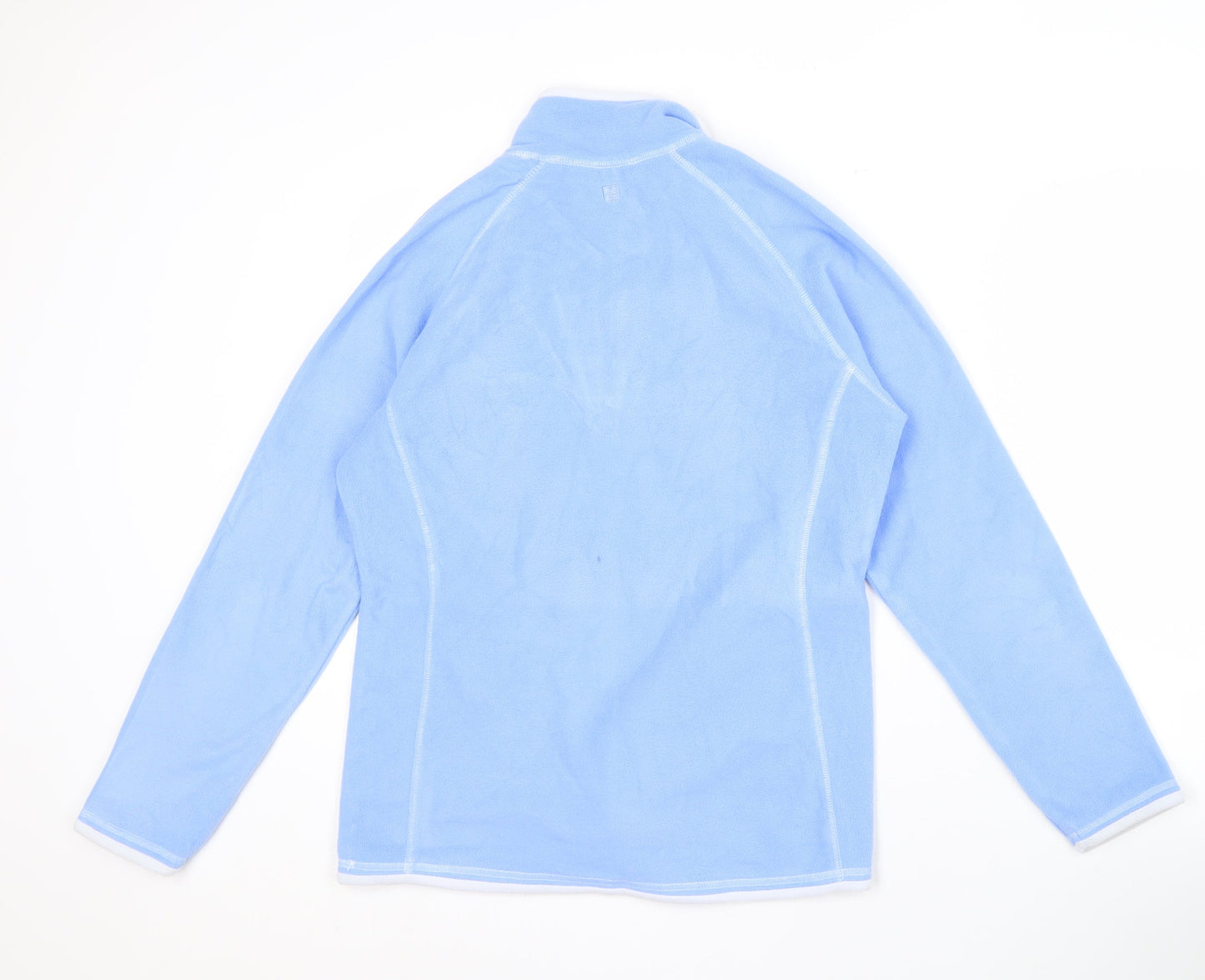 Mountain Warehouse Women Blue 1/4 Zip Sweatshirt UK 14