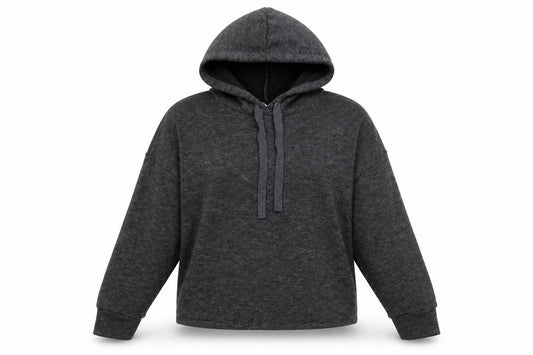 MNG Women’s Grey Hoodie, Size 12, Hooded Drawstring