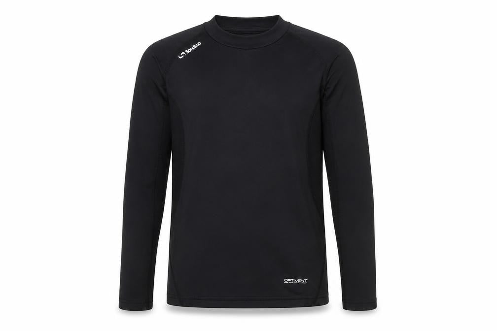 Sondico Boys' Black Long Sleeve Sports T-Shirt 11-12Y