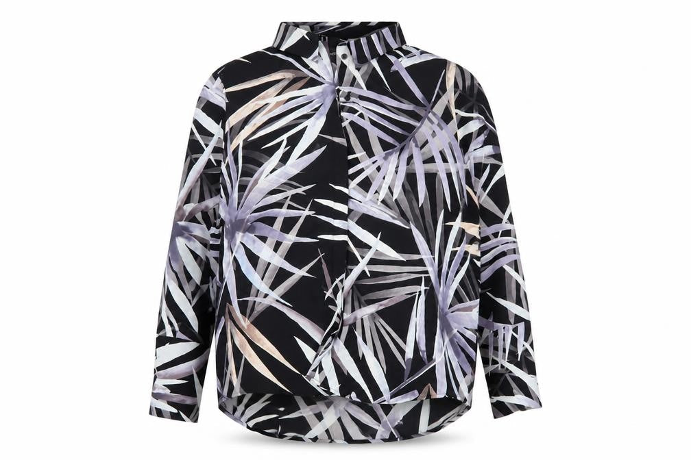 Marks & Spencer Women's Black Floral Blouse Size 16