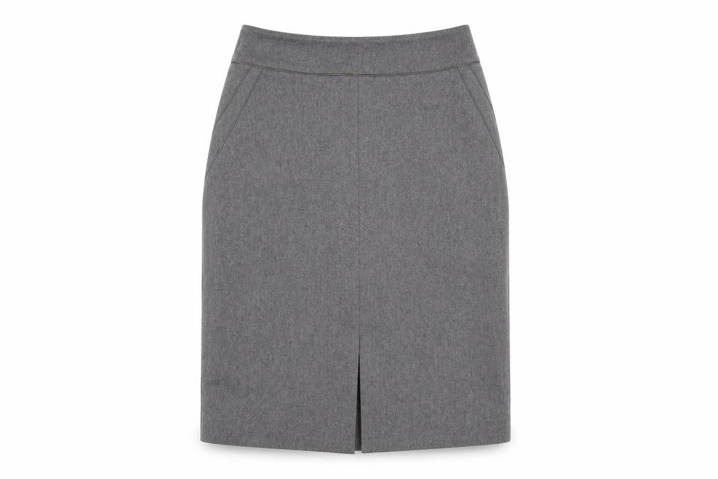 Gelco Women's Grey Pencil Skirt Size 12