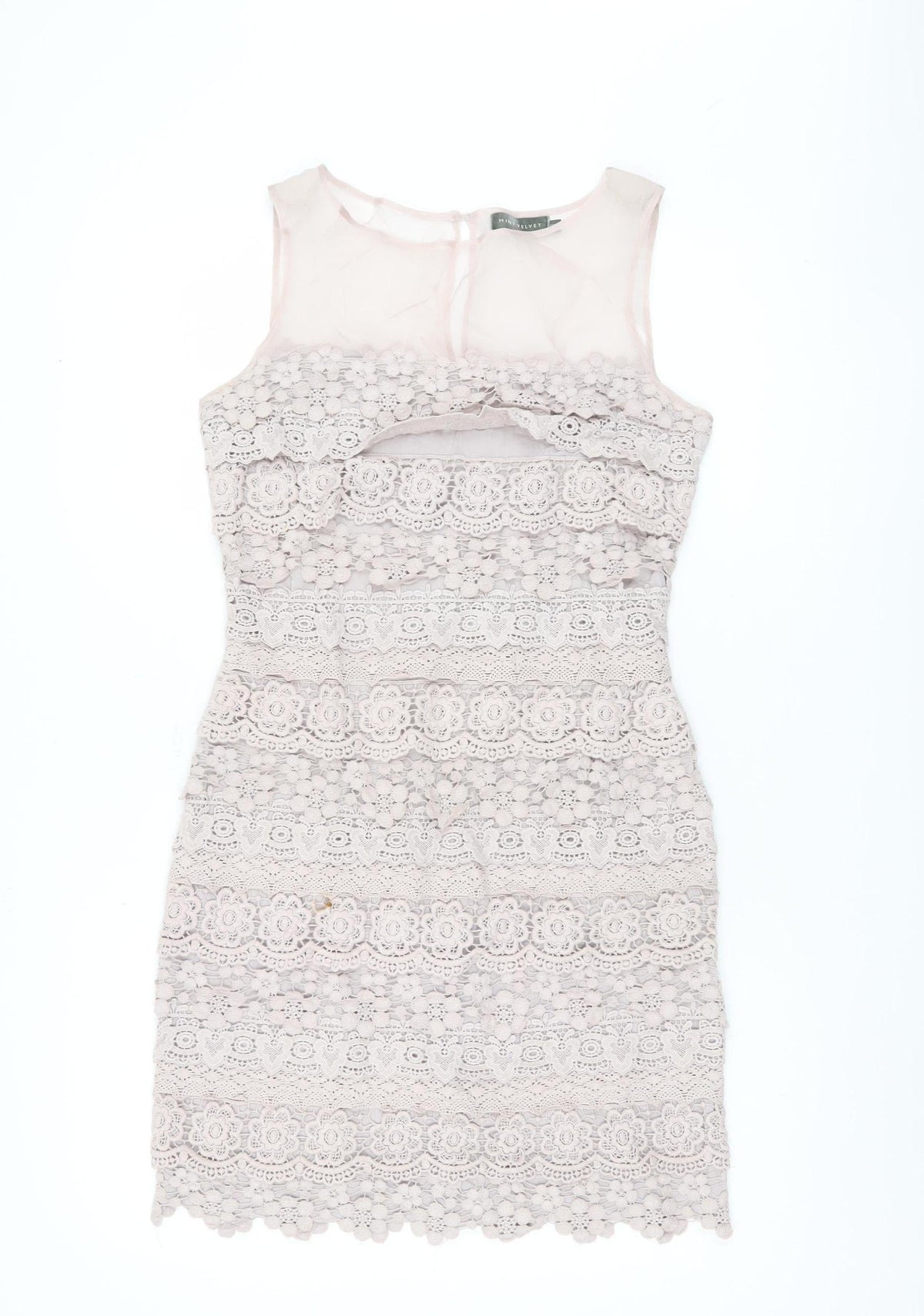 Mint Velvet Women's Ivory Sheath Dress Size 12