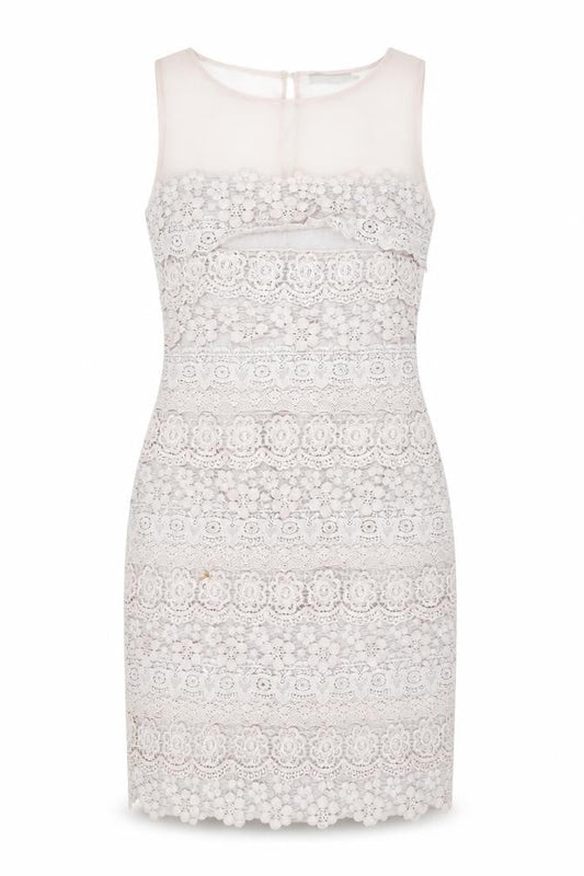 Mint Velvet Women's Ivory Sheath Dress Size 12
