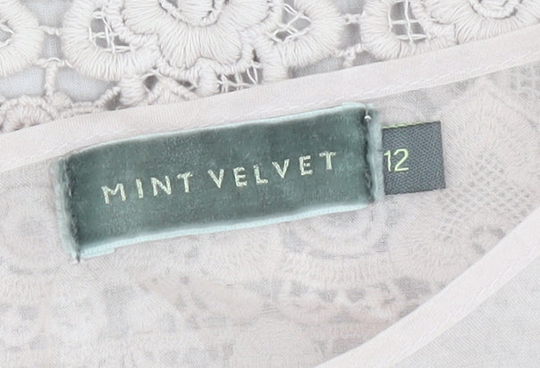 Mint Velvet Women's Ivory Sheath Dress Size 12