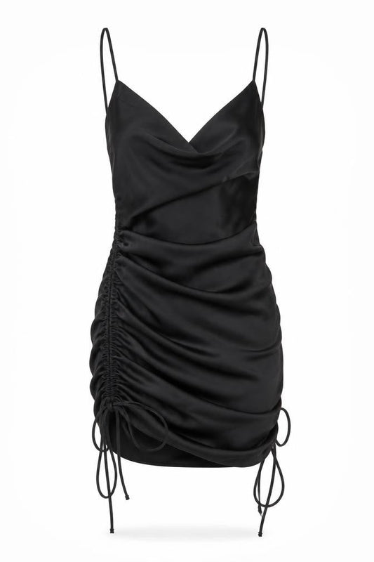 Zara Women's Black Slip Dress XS Party Wear