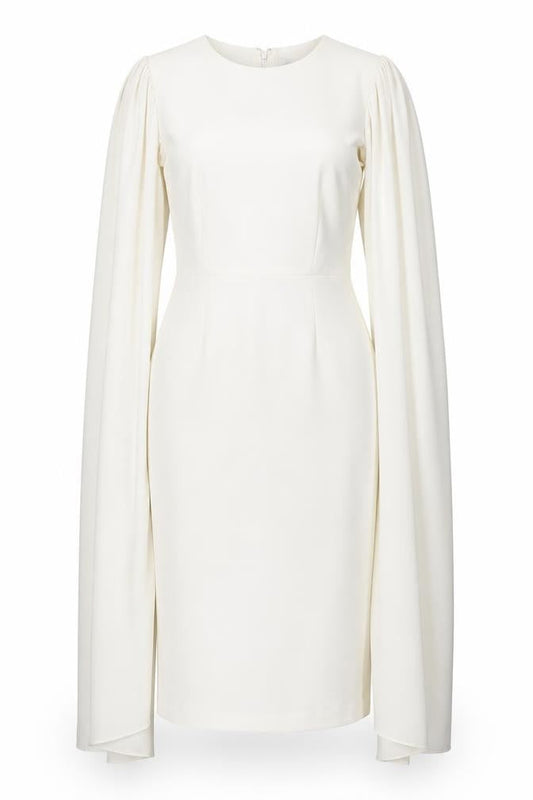River Island Women Ivory Long Sleeve Dress Size 8