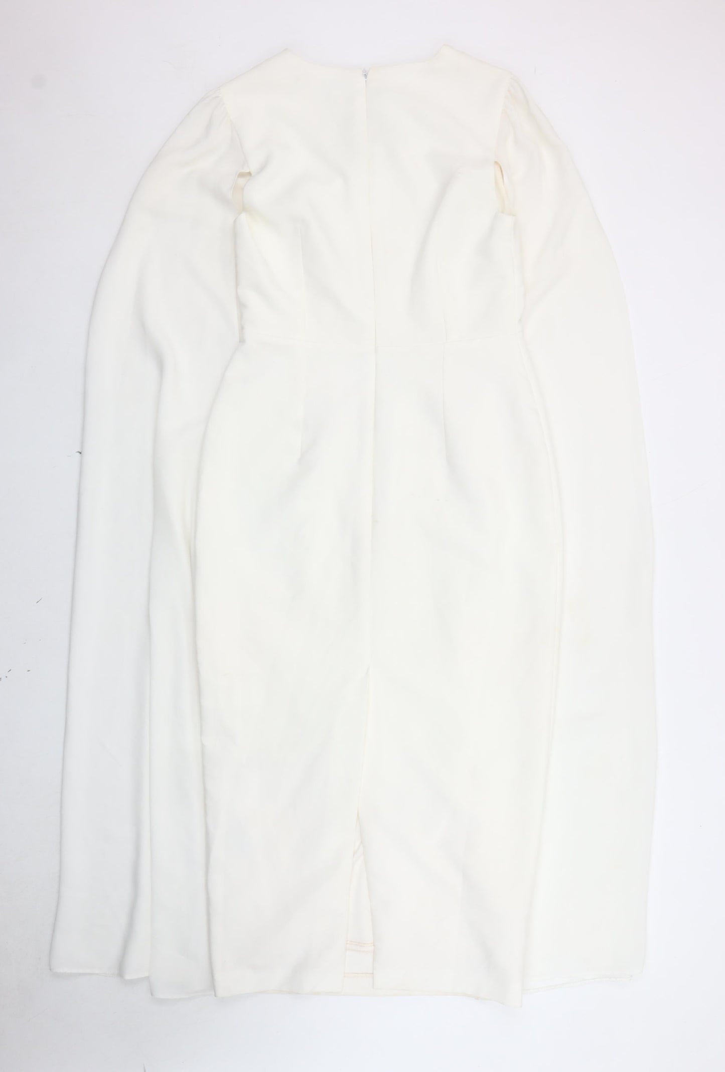 River Island Women Ivory Long Sleeve Dress Size 8
