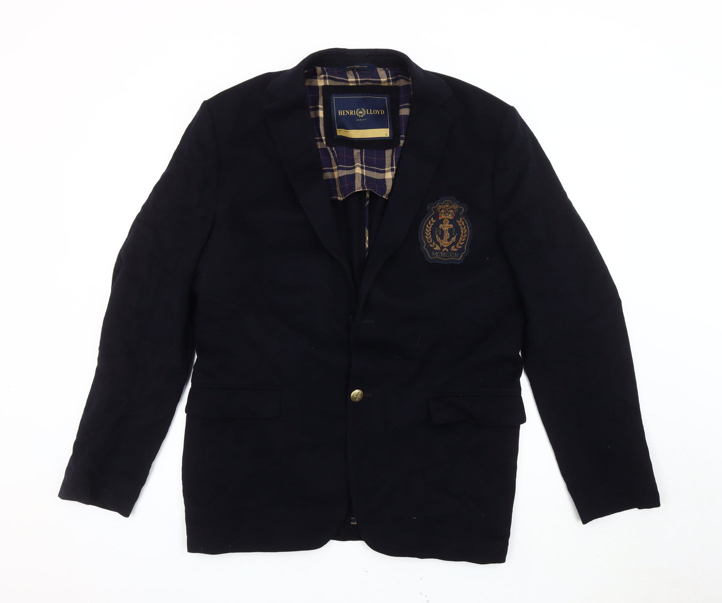 Henri Lloyd Men's Blue Blazer, L, Casual Style