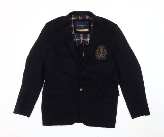 Henri Lloyd Men's Blue Blazer, L, Casual Style