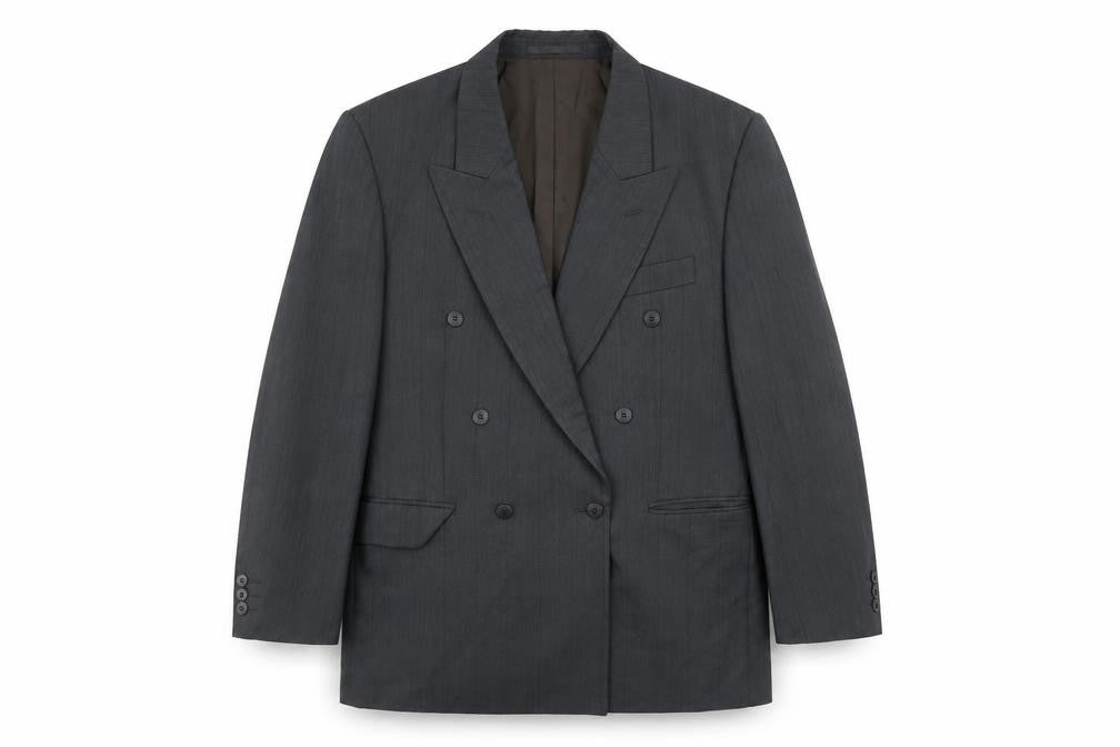 Mr Harry Men's Blue Double-Breasted Blazer, 40 Short