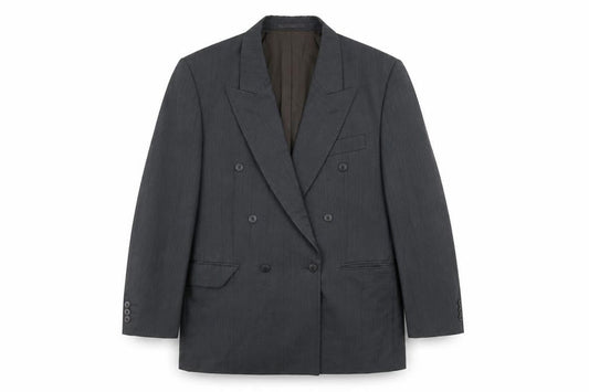 Mr Harry Men's Blue Double-Breasted Blazer, 40 Short