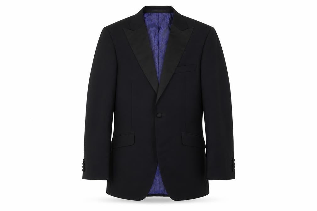 Ventuno 21 Men's Black Blazer, Size 38, Regular Fit