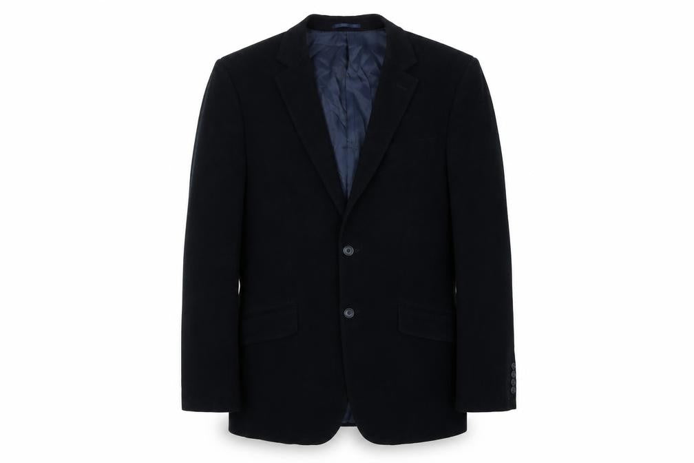 Emmetex Men's Black Jacket 42R, Single-Breasted Formal