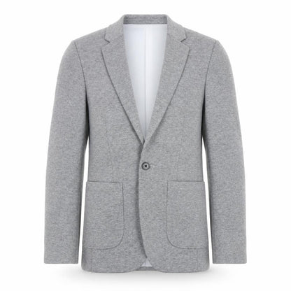 Front view of ASOS DESIGN Men's Grey Blazer, size 32, Casual Jacket