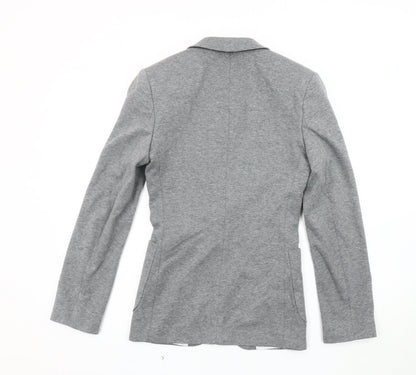 Back view of ASOS DESIGN Men's Grey Blazer, size 32, Casual Jacket