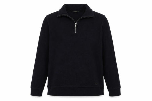 Massimo Dutti Black Cotton Unisex Sweatshirt M
