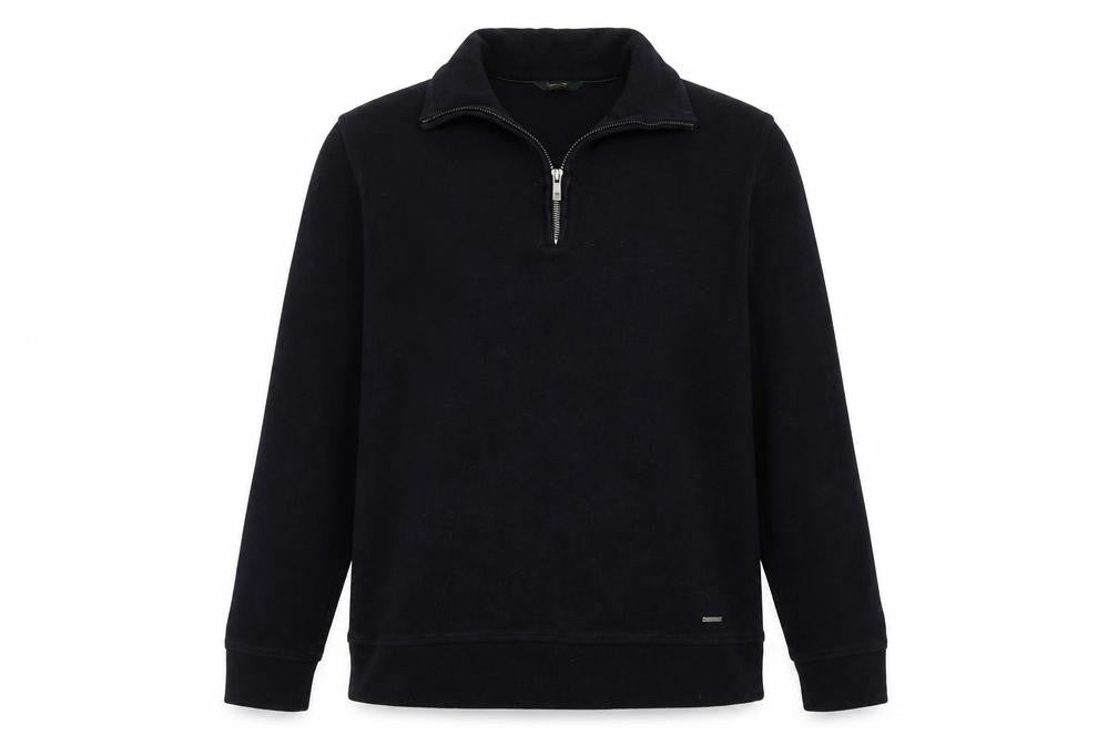 Massimo Dutti Black Cotton Unisex Sweatshirt M