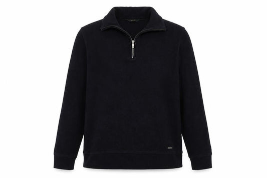 Massimo Dutti Black Cotton Unisex Sweatshirt M