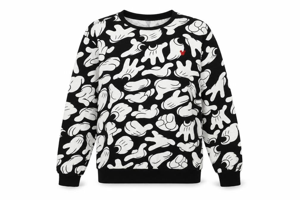 H&M Unisex Disney Black Graphic Sweatshirt, Size 12