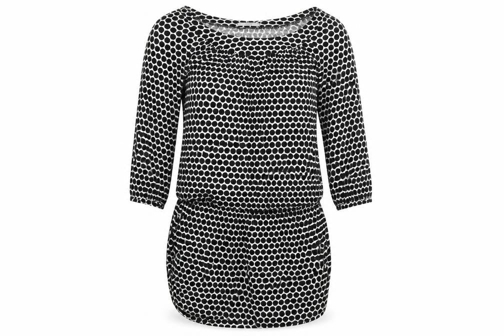 Marks & Spencer Women's Black Polka Dot Tunic Size 12
