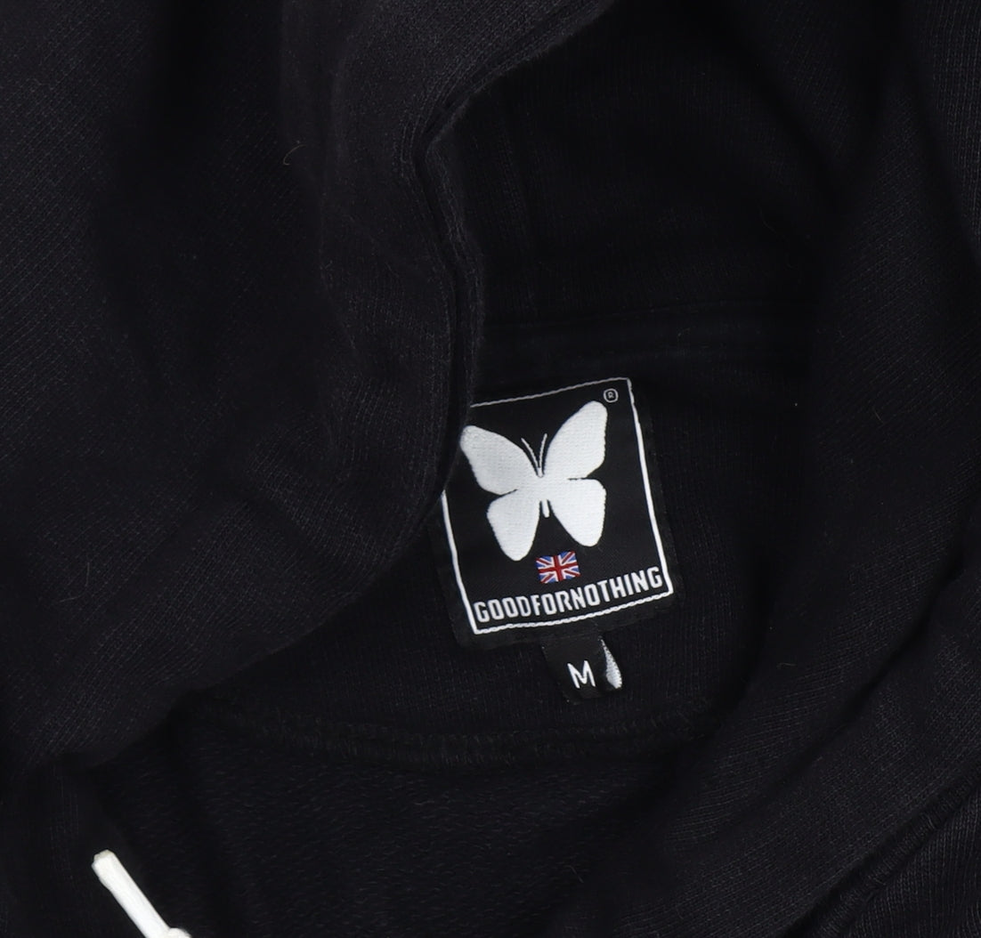 Good For Nothing Black Unisex Hoodie Medium