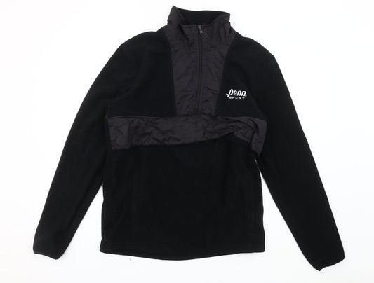Penn Men's Black Pullover Sweatshirt, Size M, Fleece
