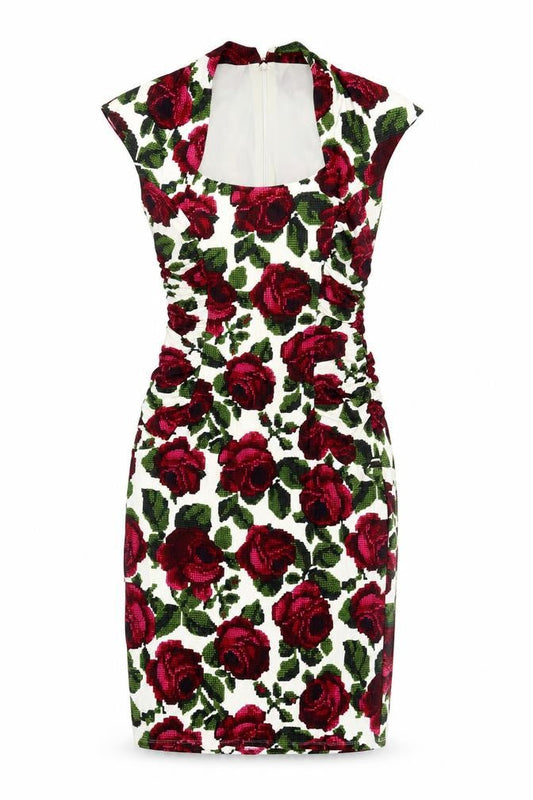 Phase Eight Women's Multicoloured Sheath Dress Size 10
