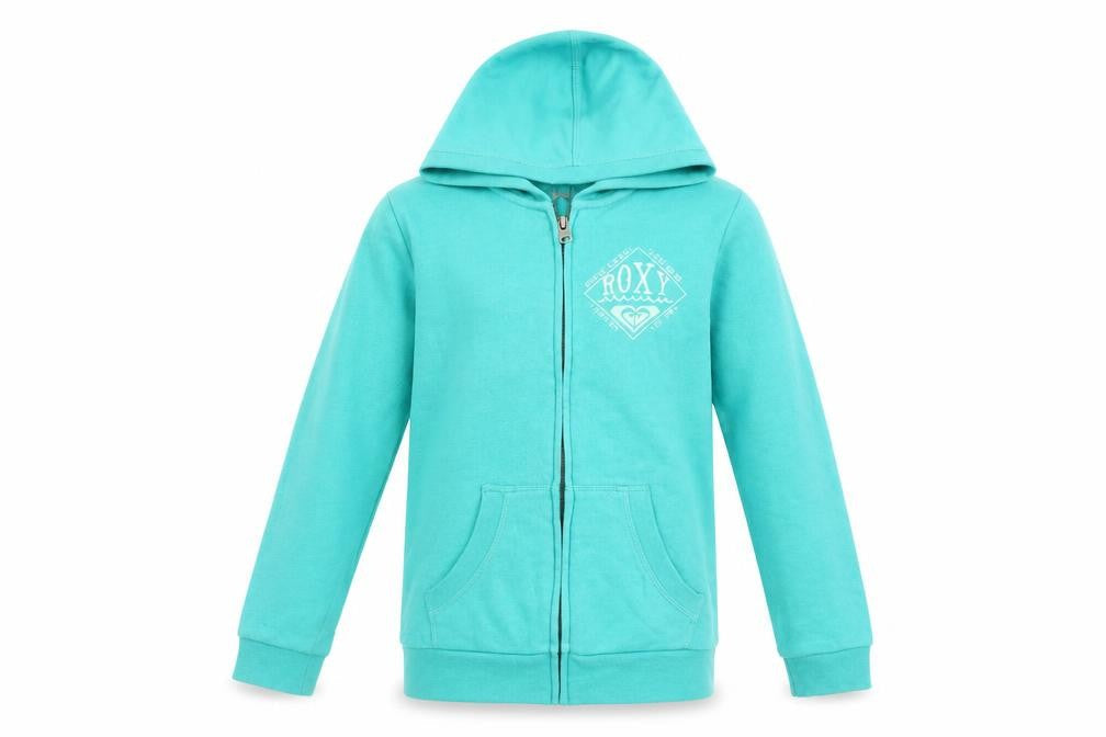 Roxy Girls Blue Hooded Jacket - Size 10, Winter Favourite