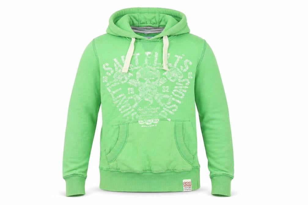Next Men's Green Graphic Pullover Hoodie S
