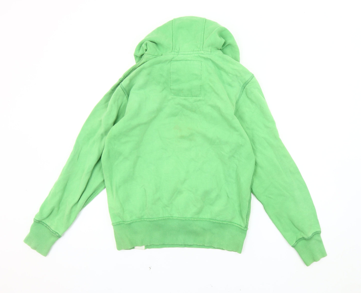 Next Men's Green Graphic Pullover Hoodie S
