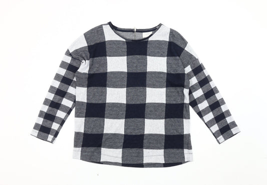 Next Women's Multicoloured Check Top Size 14