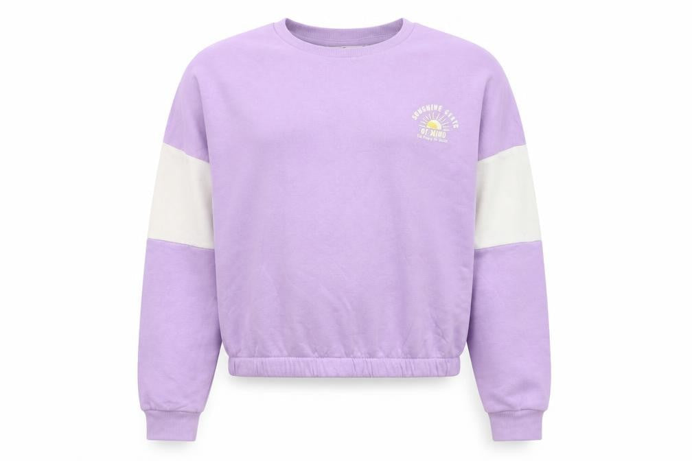 Marks & Spencer Girls Purple Pullover Sweatshirt, 11-12 Years