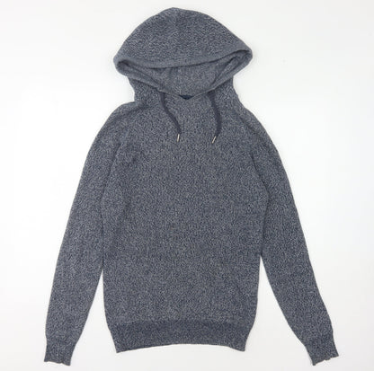Next Women's Grey XS Hooded Pullover Jumper