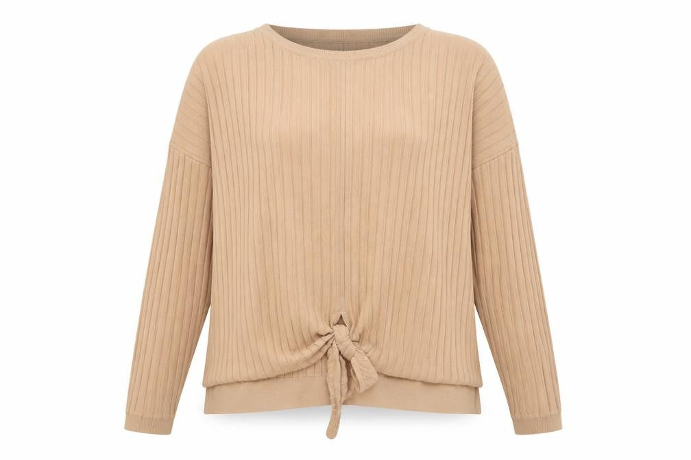 Marks & Spencer Women's Beige V-Neck Pullover Jumper Size 16