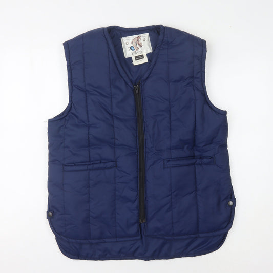 L'avenir Men's Blue Puffer Waistcoat Size 40 in