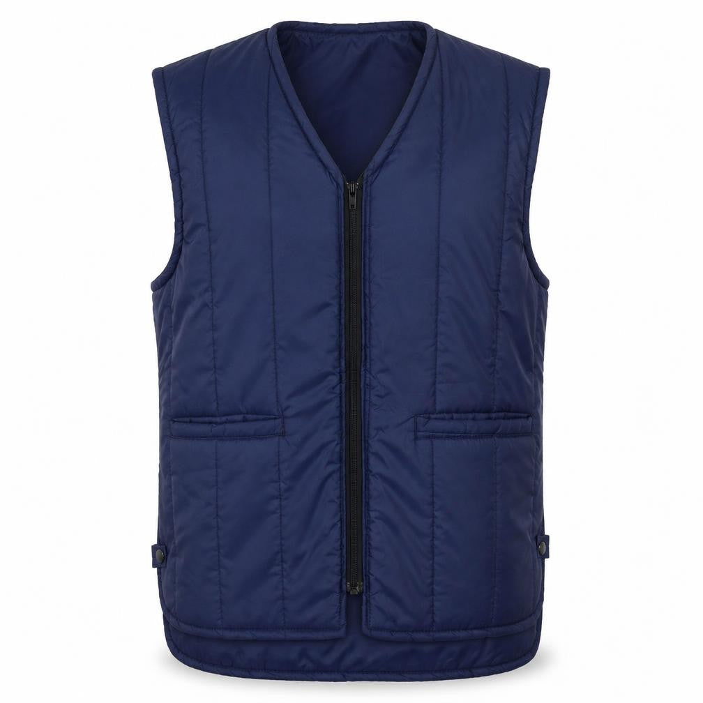 L'avenir Men's Blue Puffer Waistcoat Size 40 in