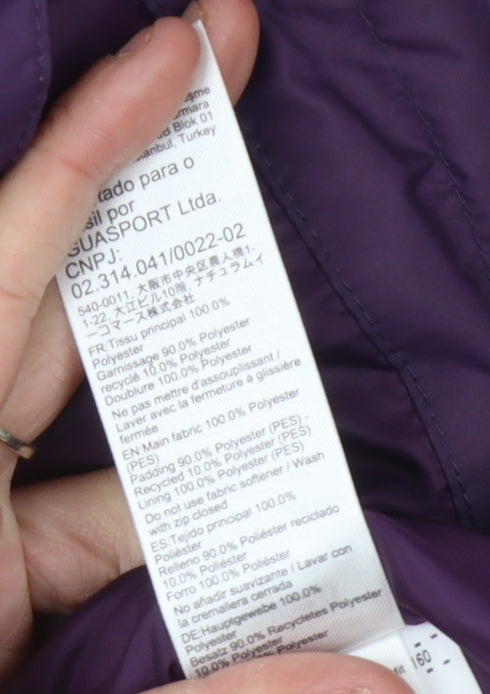 Quechua Women's Purple Jacket, S, Full Zip