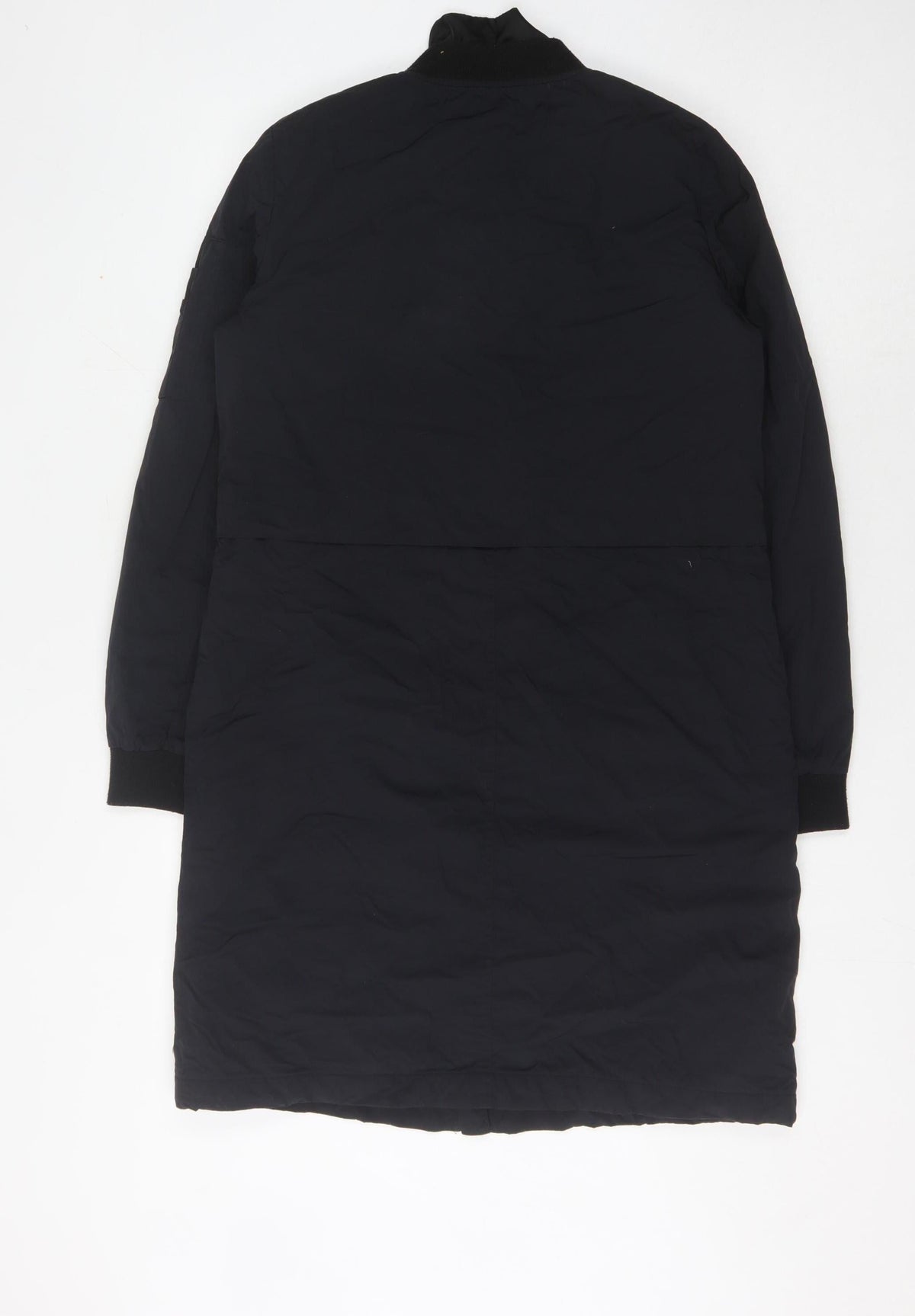 Next Women's Black Bomber Jacket, Size 10, Long & Casual