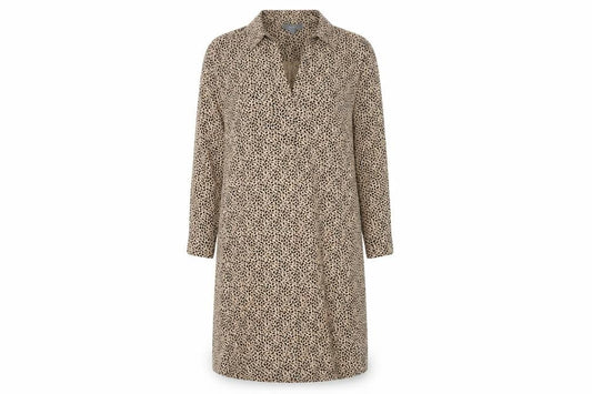 Principles Women's Animal Print Collared Dress