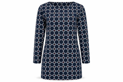 Front view of Principles Women's Geometric Shift Dress, size 12